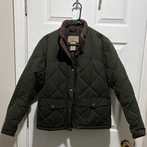 L.L. Bean Women’s Green Waxed Canvas Jacket